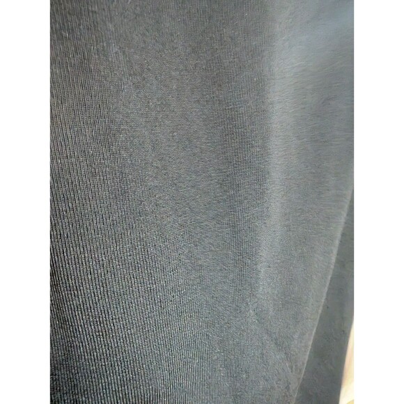 XL Black Straight Skirt - Ribbed Knit Rayon Stretch - Grace Dane Lewis - Picture 4 of 4